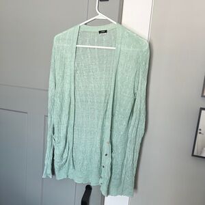 J.Crew Mint Linen Sweater